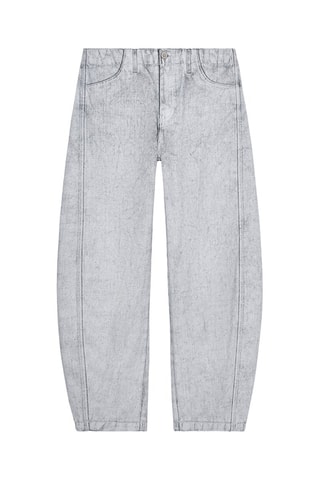 Jean mom - gris