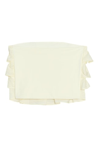 Top bustier - Jaune