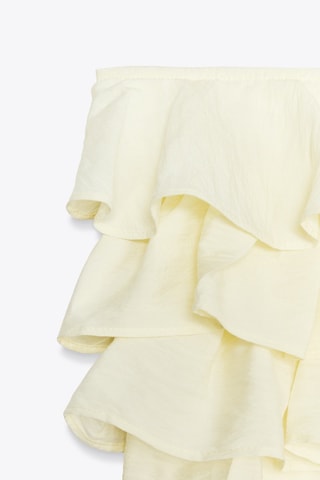 Top bustier - Jaune
