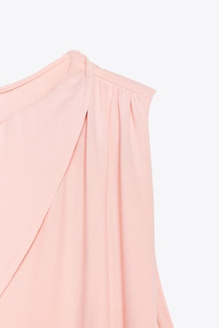 Top drapé - Rose