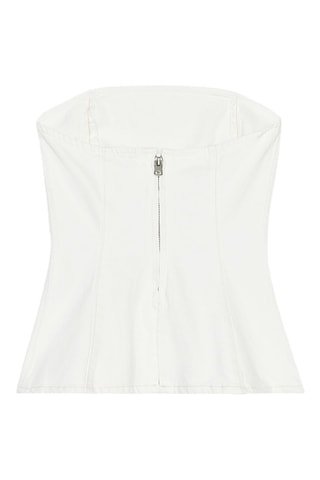 Top bustier - Blanc