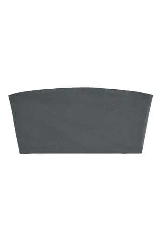 Crop top bustier - Gris foncé