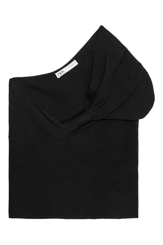Top asymétrique - Noir