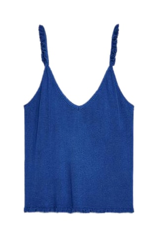 Crop top - Bleu cobalt