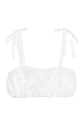 Crop-top - Blanc