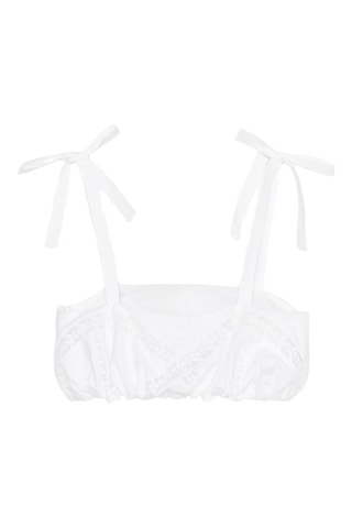 Crop-top - Blanc