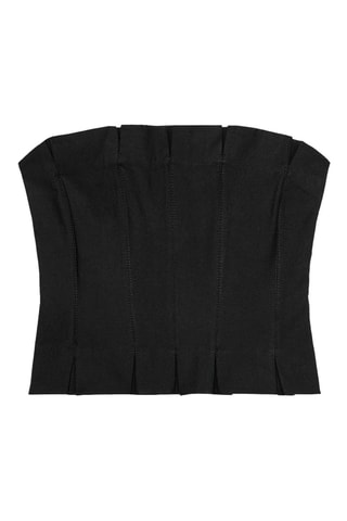 Top bustier - Noir