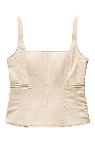 Top - Beige clair