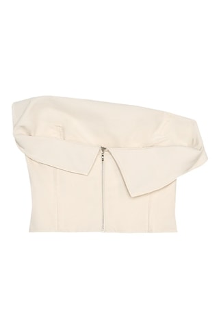 Top bustier - Beige