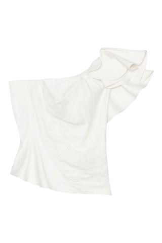 Top asymétrique - Ecru