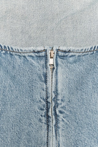Top bustier en jean - Ciel