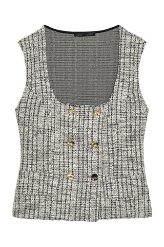 Top - Gris clair