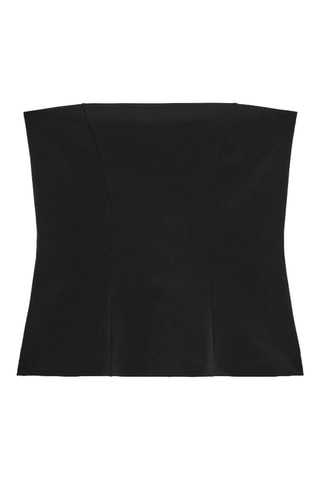 Top bustier - Noir