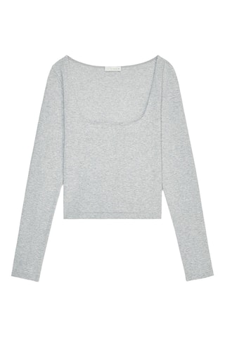 Top - Gris clair