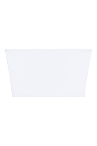 Crop top bustier - Blanc