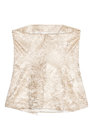 Top bustier - Beige