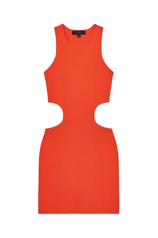 Robe droite - Orange