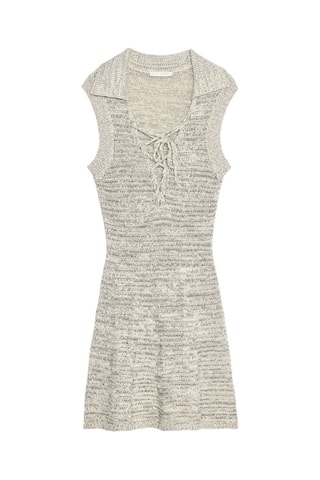 Robe midi - Gris chiné