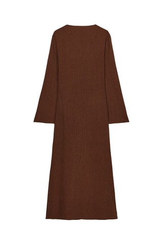 Robe midi - Marron