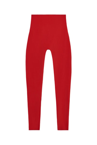 Legging taille haute - Rouge
