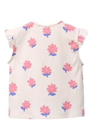 T-shirt noué - Blanc