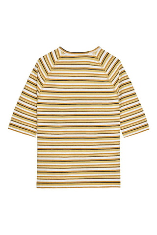 T-shirt en lin - Blanc et noir