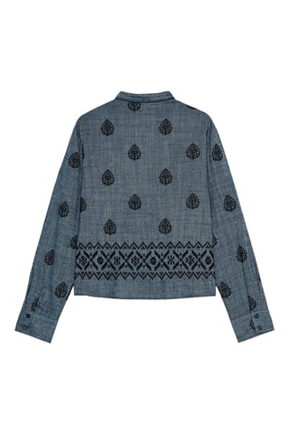 Blouse - Gris chiné