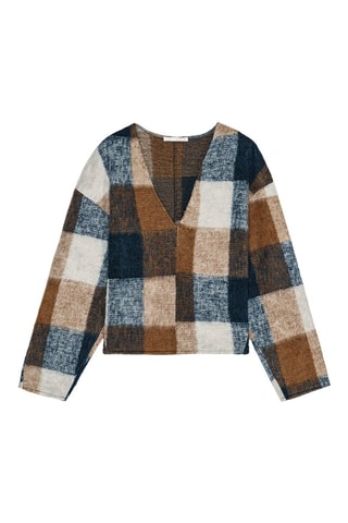 Sweat - Marron et bleu
