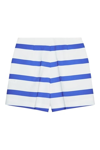Short - Blanc et indigo