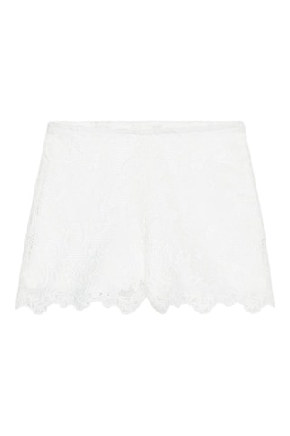 Short en dentelle - Blanc