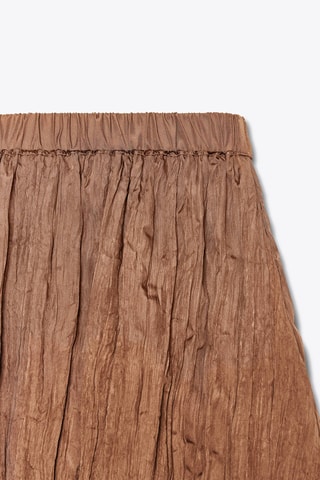 Jupe midi - Marron