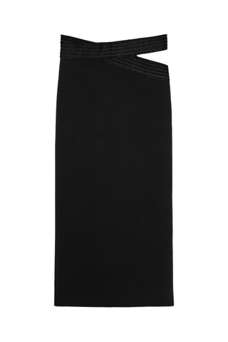 Jupe midi - Noir