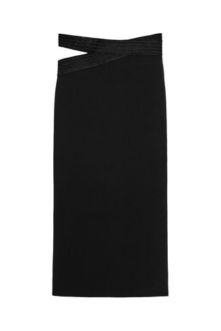 Jupe midi - Noir