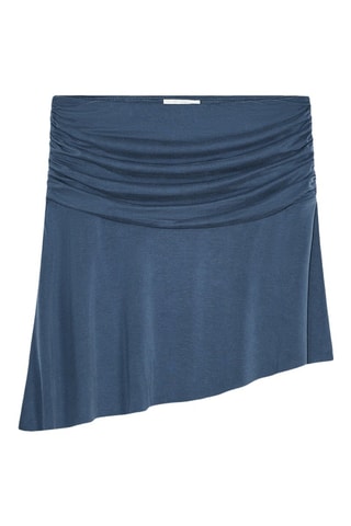 Jupe asymétrique - Bleu cobalt