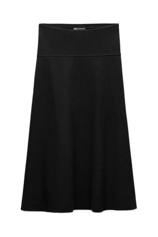 Jupe midi - Noir