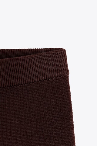 Jupe droite - Marron foncé