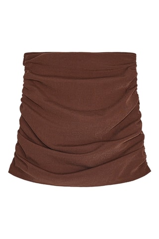 Jupe droite - Marron