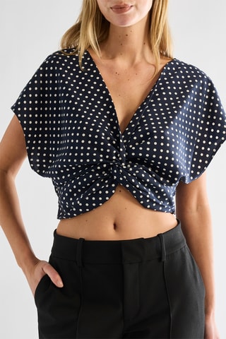 Crop top - Bleu marine