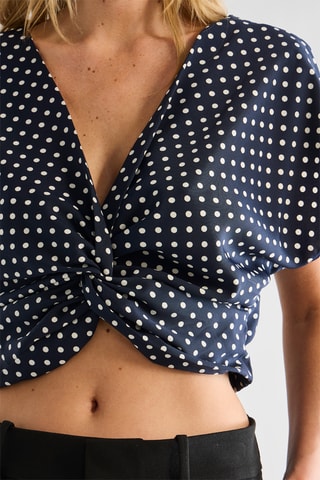 Crop top - Bleu marine