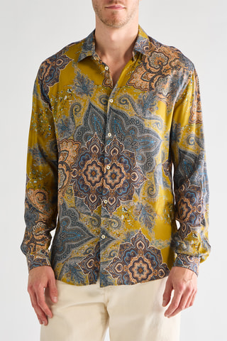 Chemise - Jaune et gris