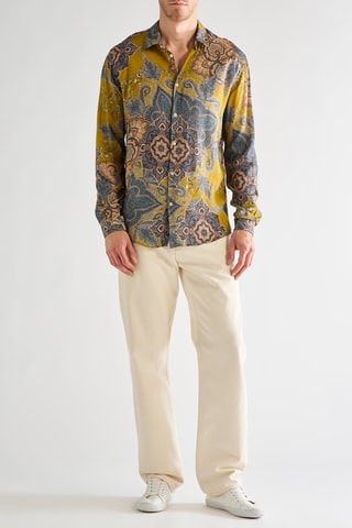 Chemise - Jaune et gris