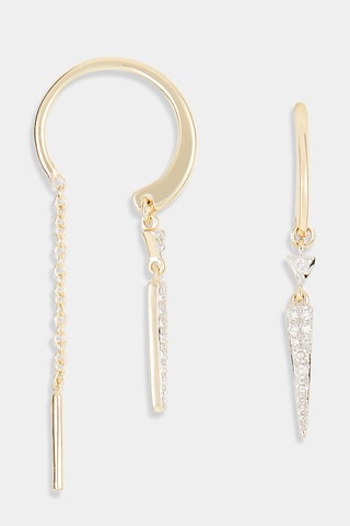 Orecchini Maxine - Oro giallo e diamanti - Muse