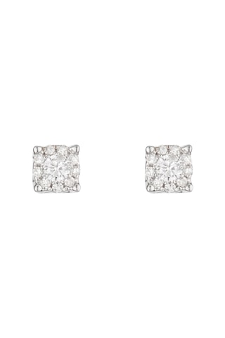 Orecchini Brillant Luciana - Oro bianco e diamanti