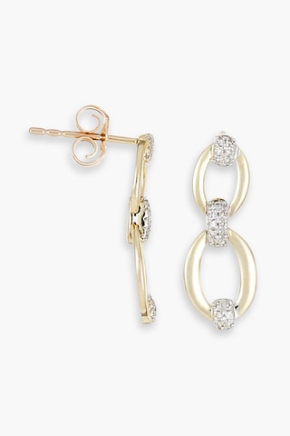 Orecchini Olia - Oro giallo e diamanti - Diamanta