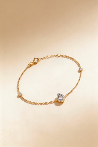 Bracciale Hathor - Oro giallo e diamanti