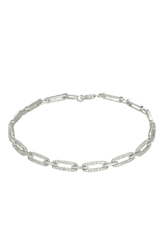 Bracciale - Oro bianco e diamanti
