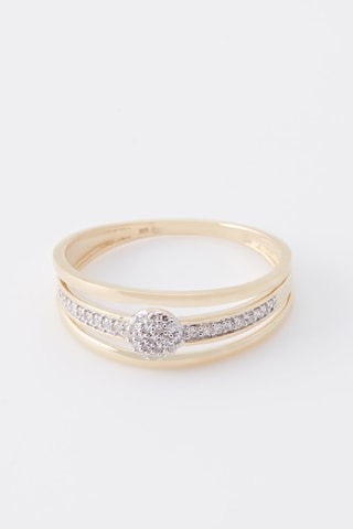 Anello - Oro giallo e diamanti - Diamanta