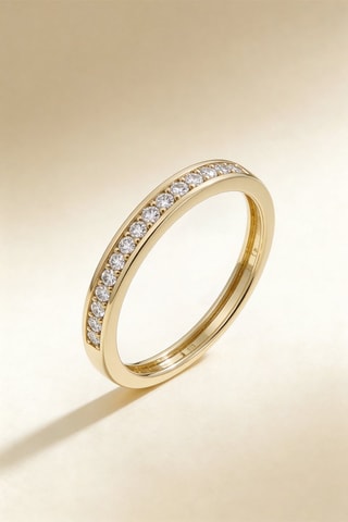 Anello Alliance Demi-tour - Oro giallo e diamanti