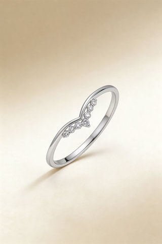 Anello Trésor Opalescent - Oro bianco e diamanti