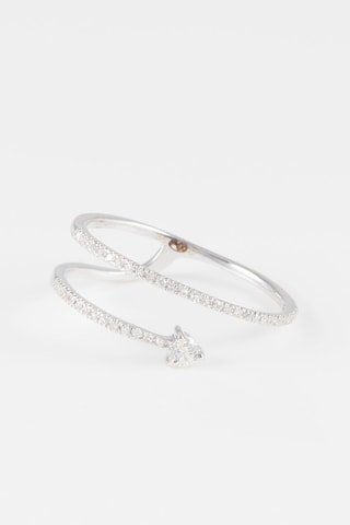 Anello San Diego - Oro bianco e diamanti